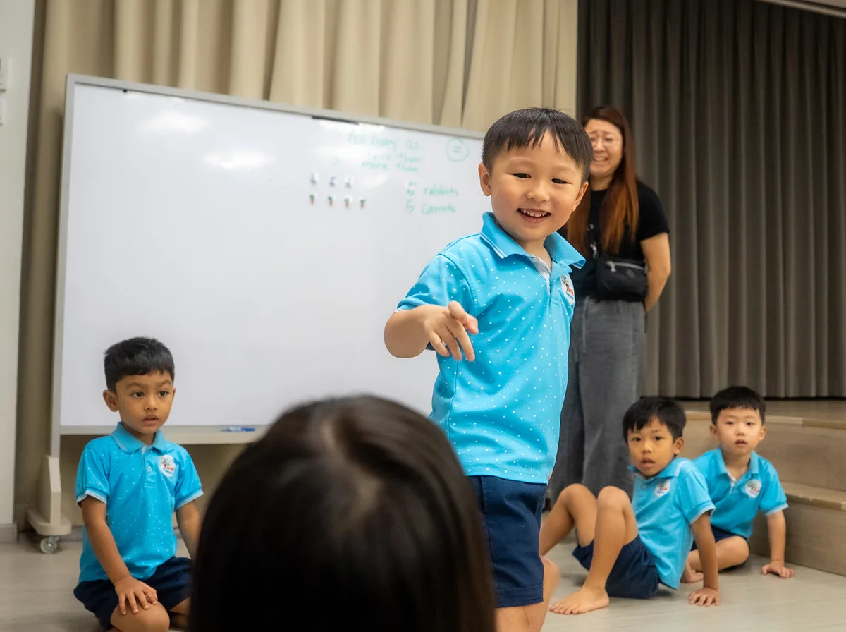 Group play and helping each other